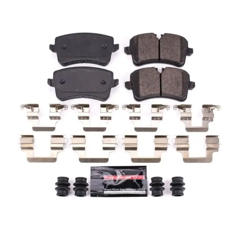 Powerstop Z23 Evolution Sport Brake Pads With Hardware For 12-18 Audi A6 Rear 1