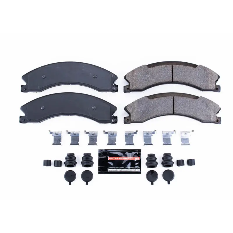 Powerstop Z23 Evolution Sport Brake Pads With Hardware For 12-19 Chevrolet Silverado 2500 Hd Front Or Rear 1