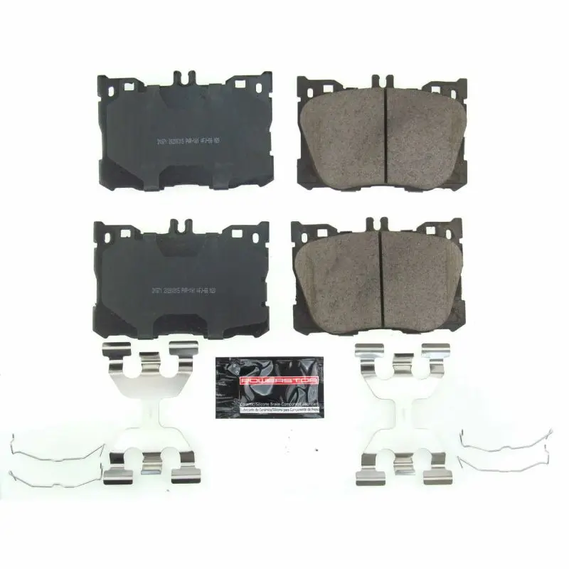 Powerstop Z23 Evolution Sport Brake Pads With Hardware For 17-18 Mercedes-Benz C43 Amg 1