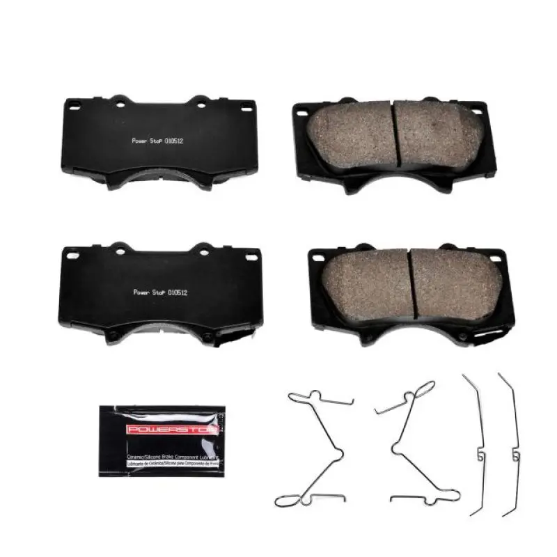 Powerstop Z23 Evolution Sport Brake Pads With Hardware For 2010-2019 Lexus Gx460 1