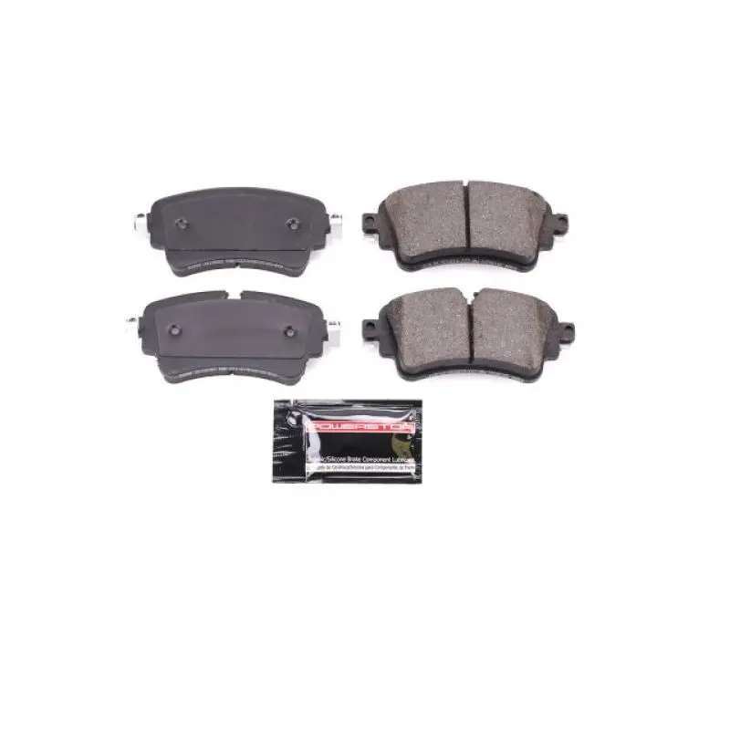 Powerstop Z23 Evolution Sport Brake Pads With Hardware For 2017-2019 Audi A4 1