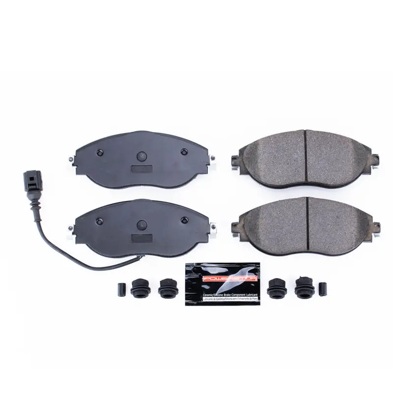 Powerstop Z23 Evolution Sport Brake Pads With Hardware For 2019 Audi A3 Quattro 1