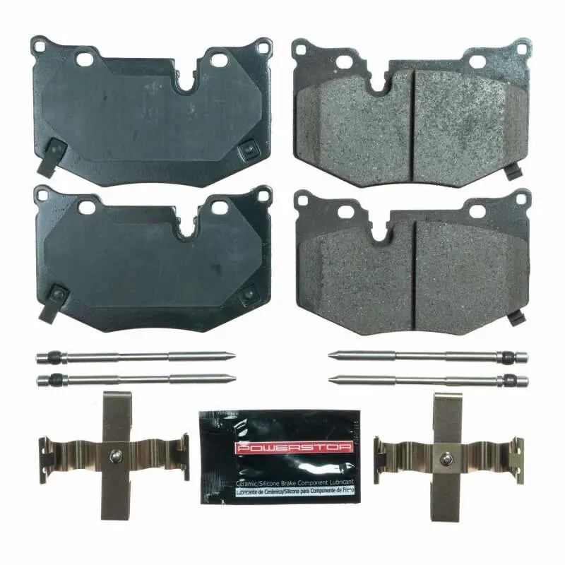 Powerstop Z23 Evolution Sport Brake Pads With Hardware For 2020-2024 Chevrolet Corvette C8 Z51 1