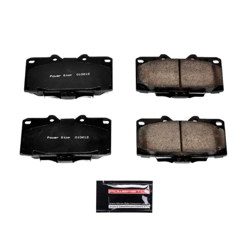 Powerstop Z23 Evolution Sport Brake Pads With Hardware For 89-96 Nissan 300Zx 1