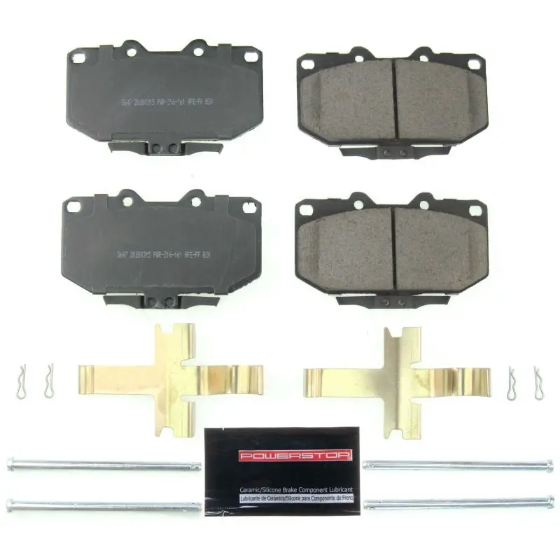 Powerstop Z23 Evolution Sport Brake Pads With Hardware For 89-96 Nissan 300Zx 2
