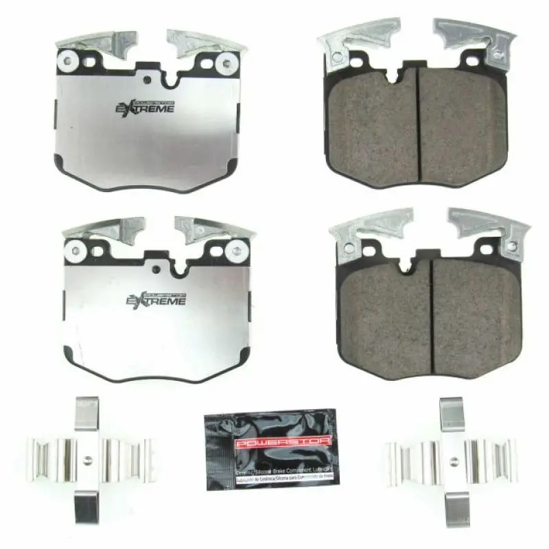 Powerstop Z26 Extreme Street Brake Pads With Hardware For 2019 Bmw 330I 1