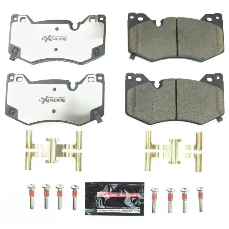 Powerstop Z26 Extreme Street Brake Pads With Hardware For 2020 Chevrolet Corvette Stingray 1