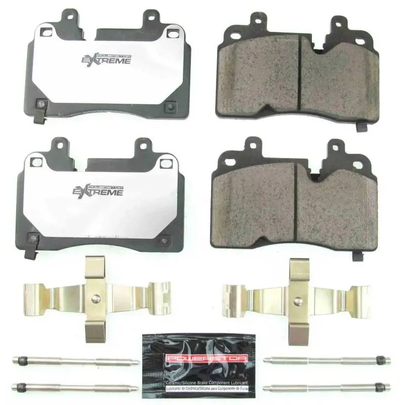 Powerstop Z26 Extreme Street Brake Pads With Hardware For 2020 Chevrolet Corvette Stingray 2