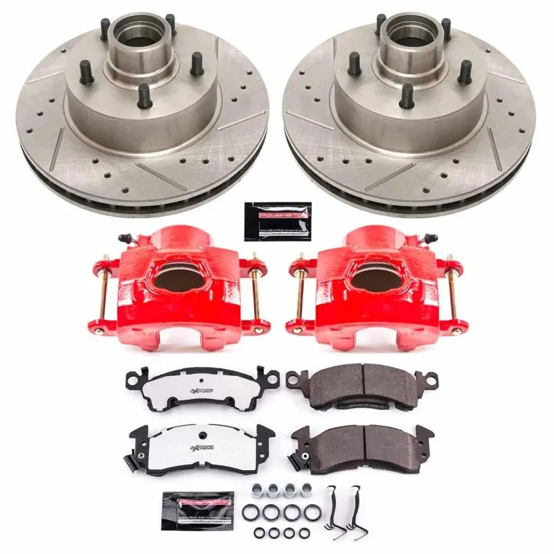 Powerstop Z26 Street Warrior Front Brake Kit With Calipers - Buick Lesabre 79-86 1