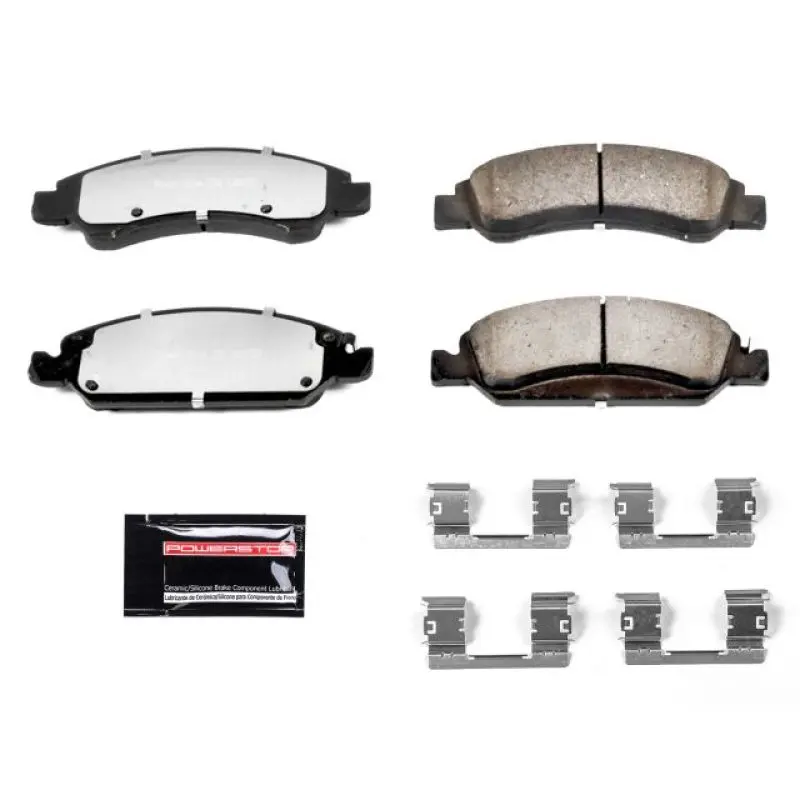 Powerstop Z36 Front Truck & Tow Brake Pads With Hardware For 06-18 Chevrolet Silverado 1500 1