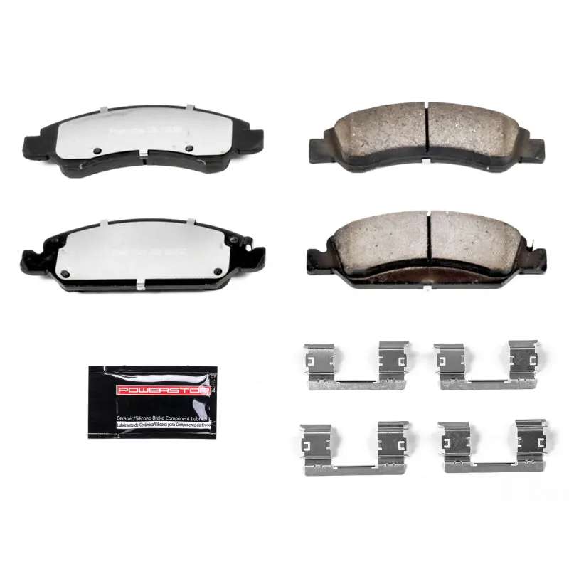 Powerstop Z36 Front Truck & Tow Brake Pads With Hardware For 06-18 Chevrolet Silverado 1500 2