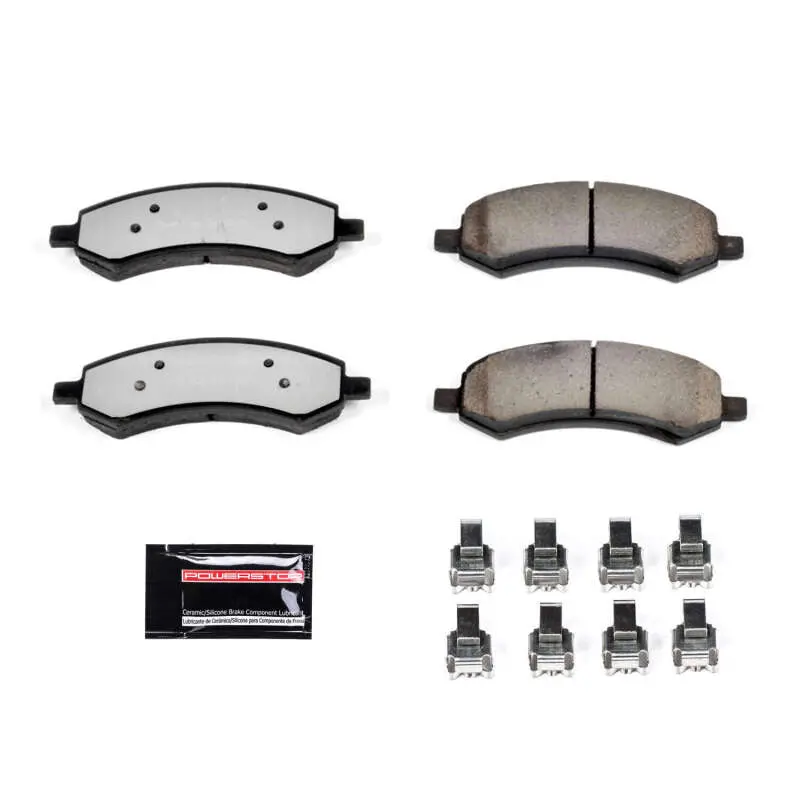 Powerstop Z36 Front Truck & Tow Brake Pads With Hardware For 07-09 Chrysler Aspen 1