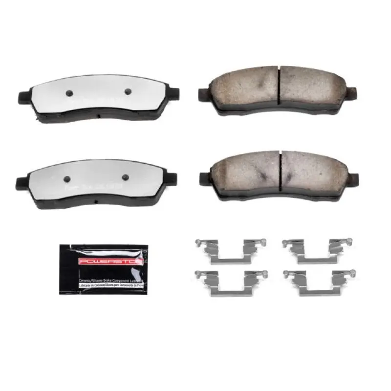 Powerstop Z36 Truck & Tow Brake Pads With Hardware For 00-05 Ford Excursion 1