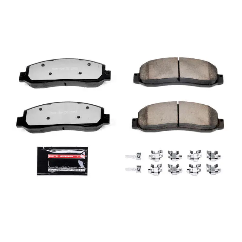 Powerstop Z36 Truck & Tow Brake Pads With Hardware For 05-08 Ford F-250 Super Duty 2