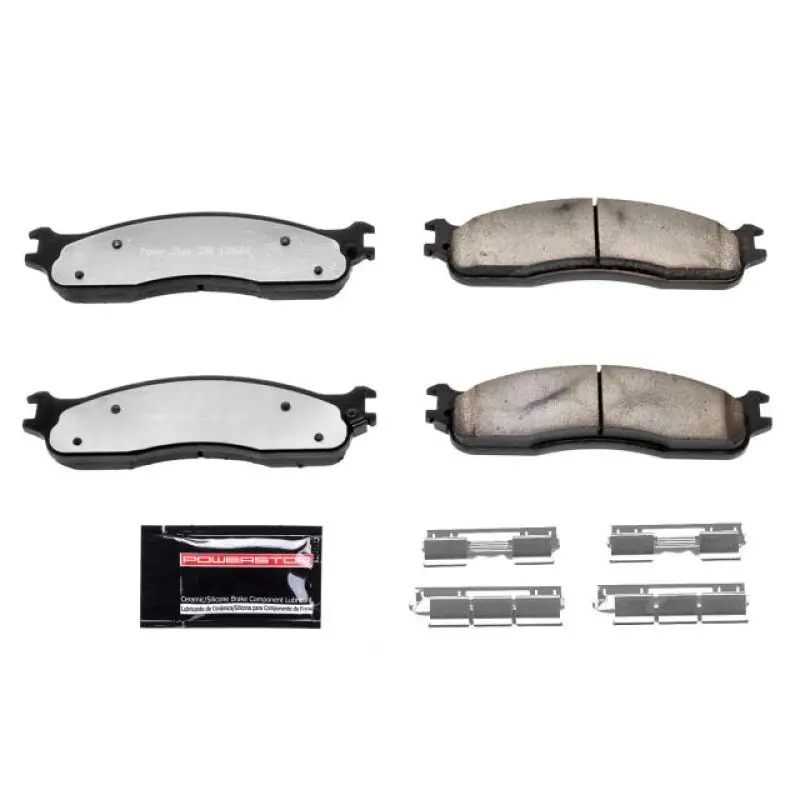Powerstop Z36 Truck & Tow Brake Pads With Hardware For 06-08 Dodge Ram 1500 1