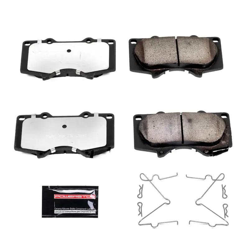 Powerstop Z36 Truck & Tow Brake Pads With Hardware For 10-19 Lexus Gx460 1