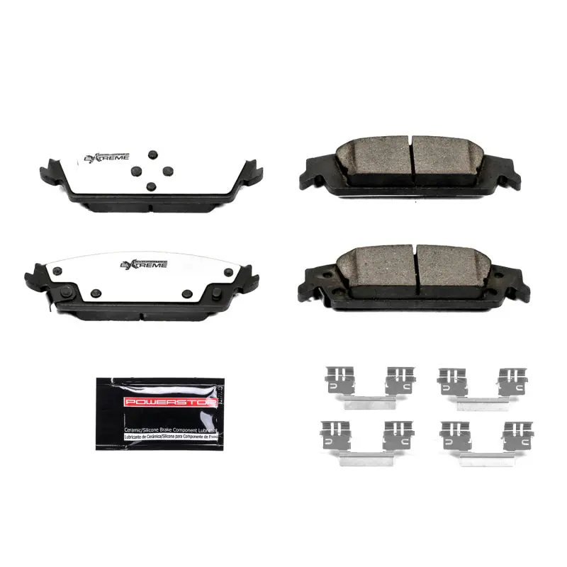 Powerstop Z36 Truck & Tow Brake Pads With Hardware For 15-19 Cadillac Escalade 1