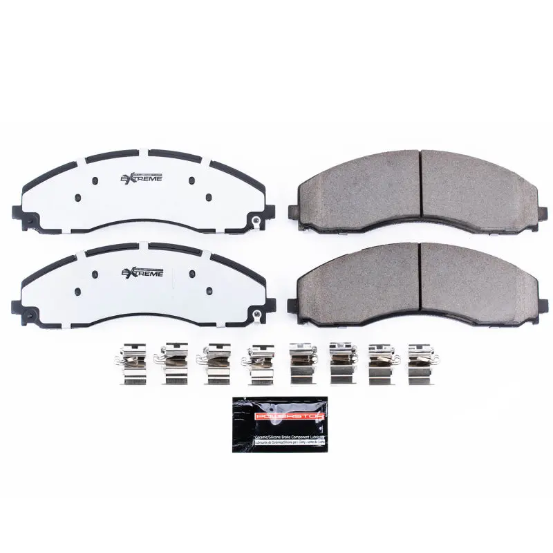 Powerstop Z36 Truck & Tow Brake Pads With Hardware For 17-19 Ford F-450 Super Duty 1