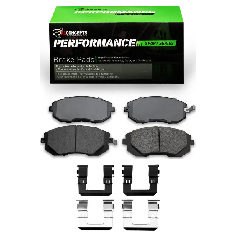 R1 02-07 Subaru Wrx Front R1 Performance Sport Pads And Hardware Kit 1