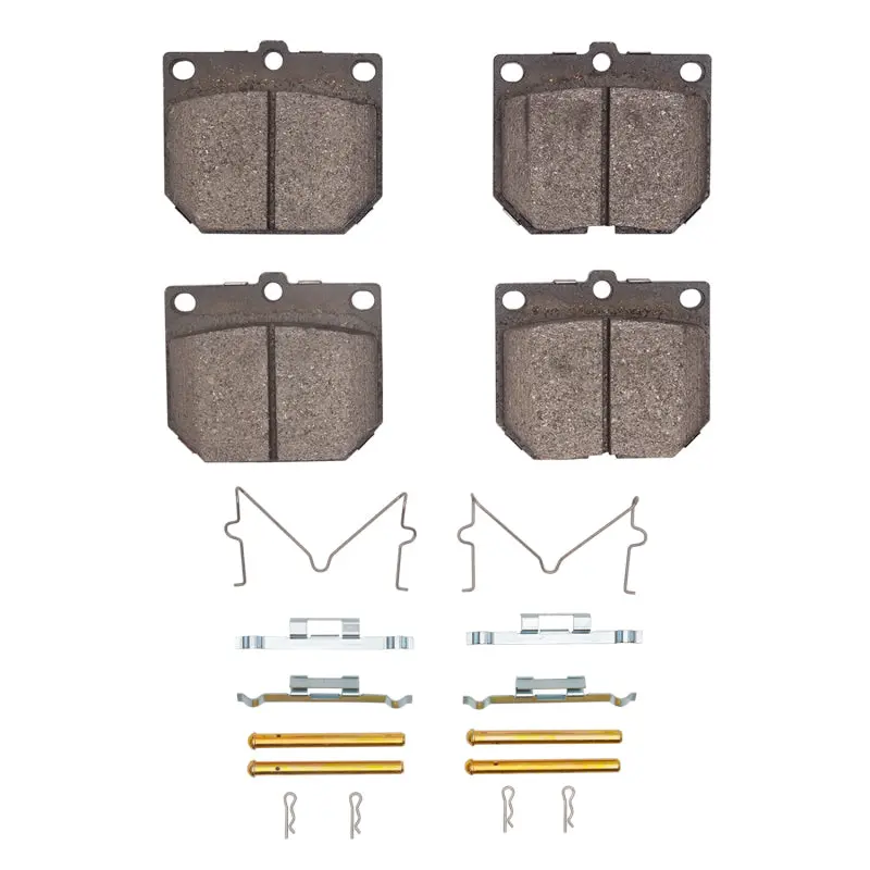 R1 1969-1983 Nissan 240Z Front R1 Semi Met Pads And Hardware Kit 1