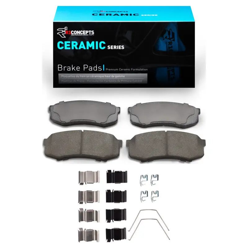 R1 1993-2024 Lexus Gx460 Rear R1 Ceramic Pads And Hardware Kit 1