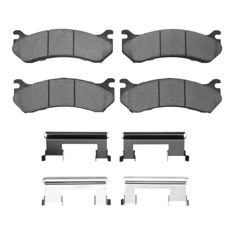 R1 1999-2013 Cadillac Escalade Esv Front Rear Brake Pads And Hardware Kit 1