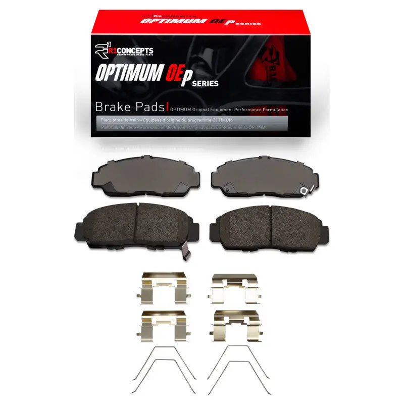 R1 1999-2014 Acura Tsx Front R1 Optimum Oe Pads And Hardware Kit 1
