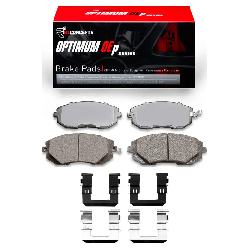 R1 2002-2012 Saab 9-2X Front R1 Optimum Oe Pads And Hardware Kit 1