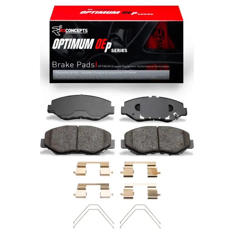 R1 2002-2021 Acura Ilx Front R1 Optimum Oe Pads And Hardware Kit 1