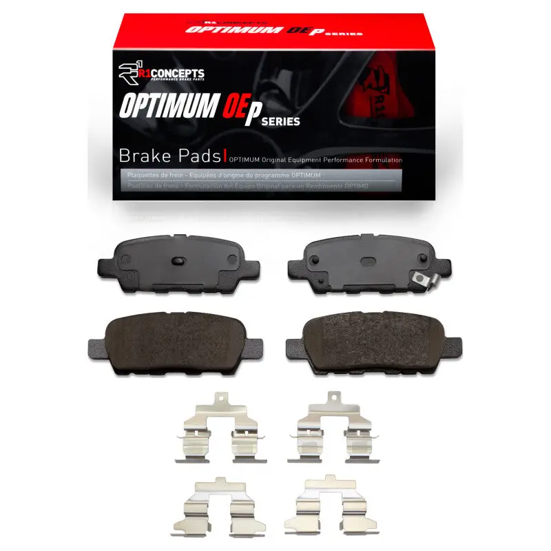 R1 2002-2025 Nissan Juke Rear R1 Optimum Oe Pads And Hardware Kit 1