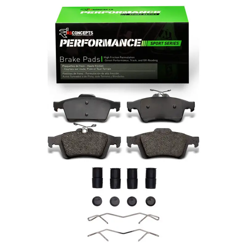 R1 2003-2023 Cadillac Bls (Mexico) Rear Performance Sport Pads And Hardware Kit 1