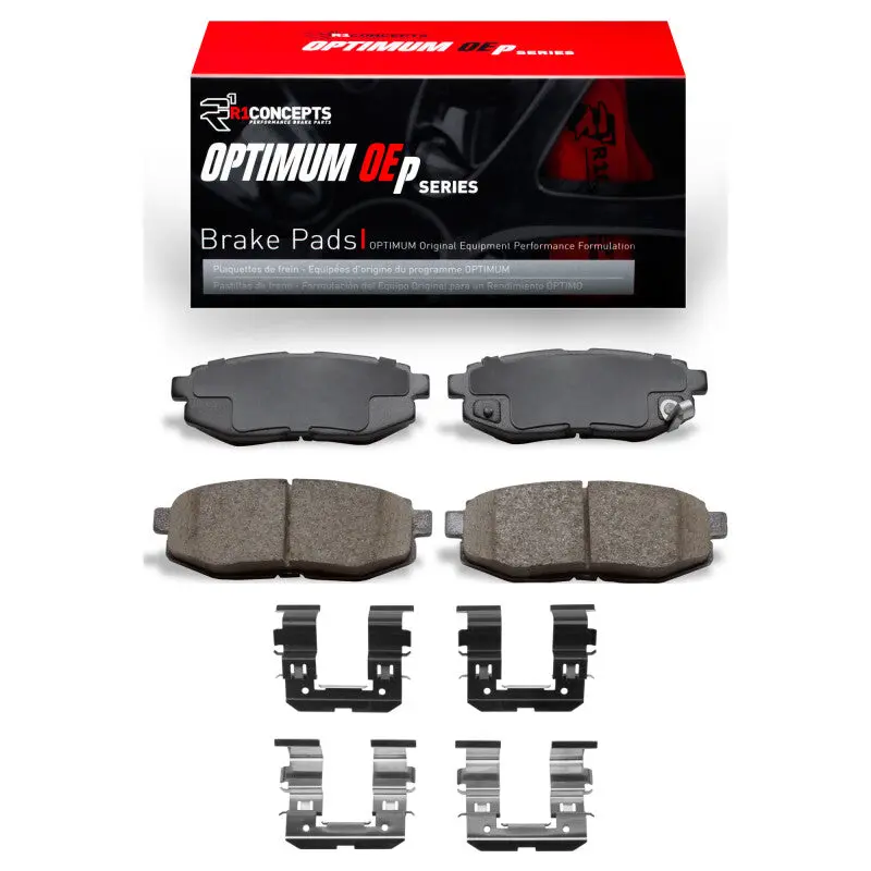 R1 2006-2025 Scion Fr-S Rear R1 Optimum Oe Pads And Hardware Kit 1