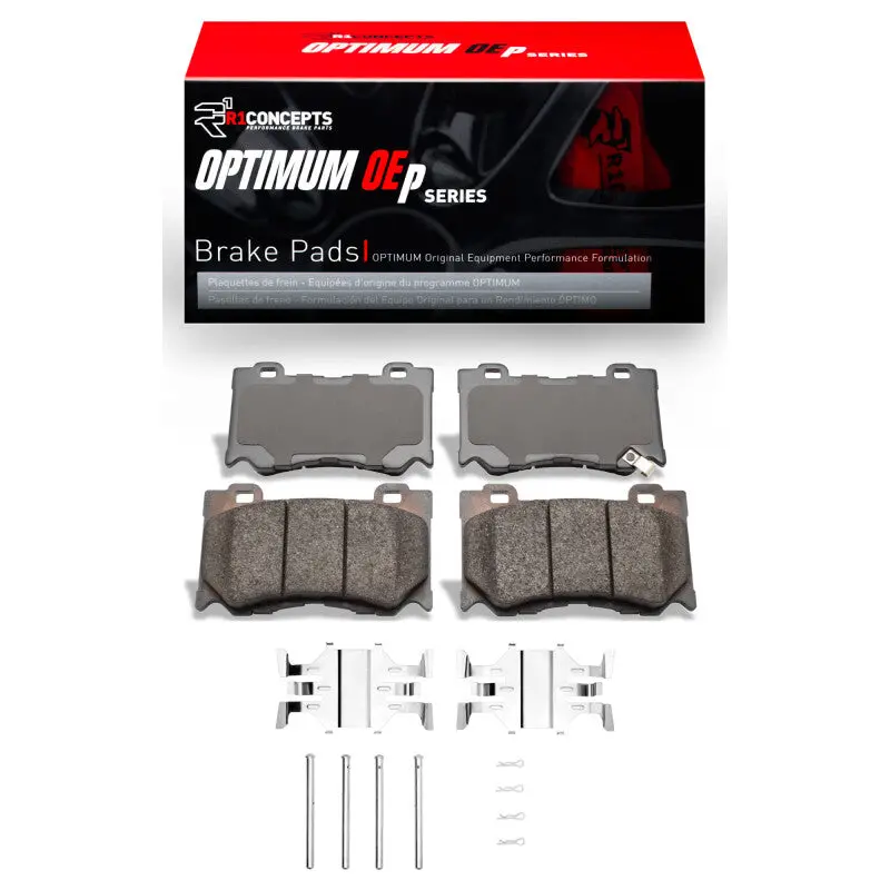 R1 2008-2025 Infiniti Fx50 Front R1 Optimum Oe Pads And Hardware Kit 1
