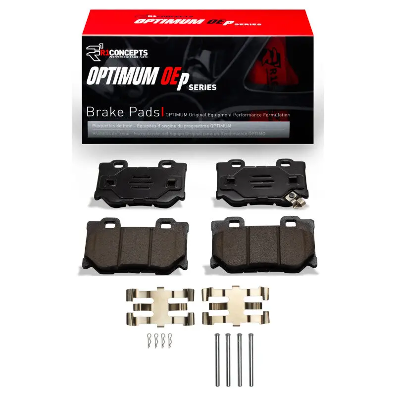 R1 2008-2025 Infiniti Fx50 Rear R1 Optimum Oe Pads And Hardware Kit 1