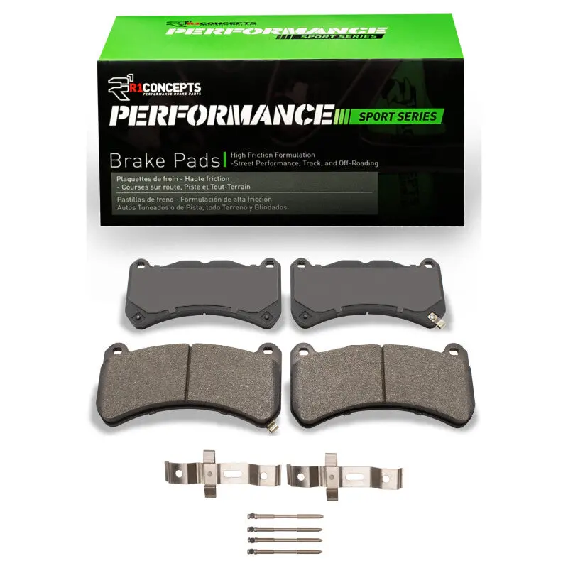 R1 2008-2025 Lexus Is F Front R1 Performance Sport Pads And Hardware Kit 1