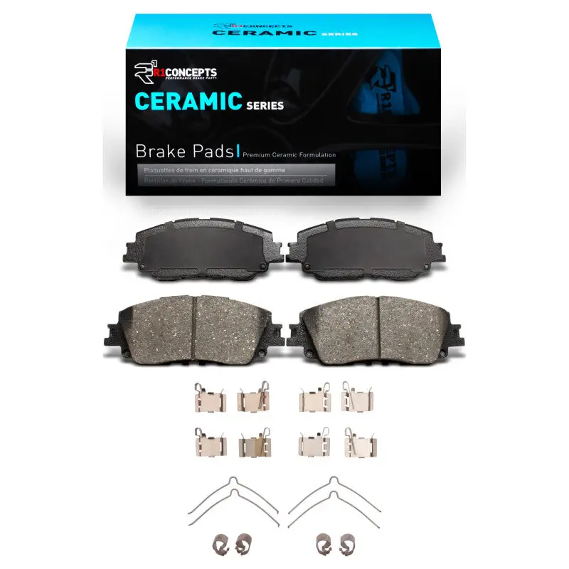 R1 2018-2025 Lexus Es250 Front R1 Ceramic Pads And Hardware Kit 1