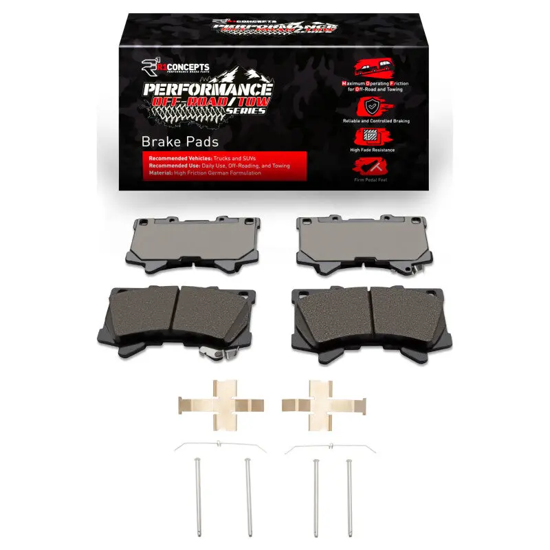 R1 2022-2025 Lexus Gx550 Front Off-Road/Tow Brake Pads And Hardware Kit 1