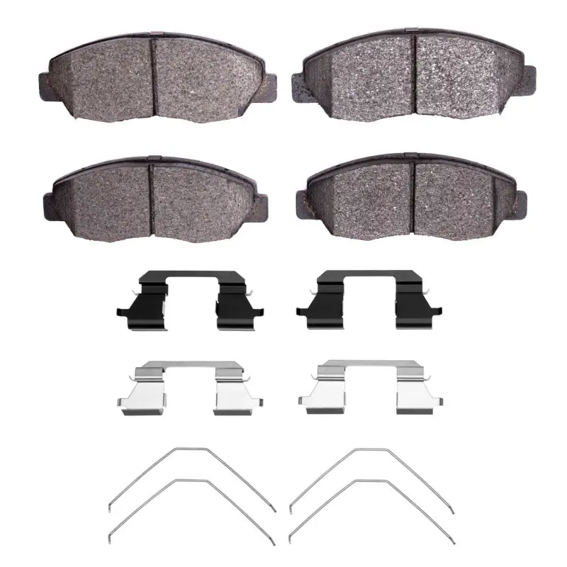 R1 96-15 Honda Civic Front Performance Sport Pads And Hardware Kit 1