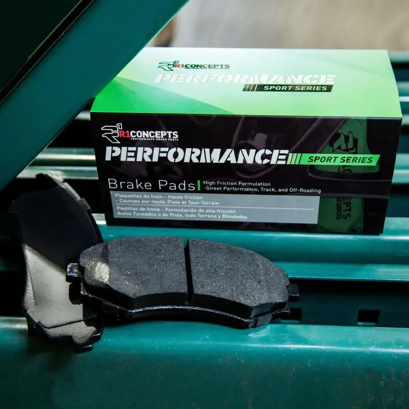 R1 97-13 Chevrolet Corvette Rear Performance Sport Pads And Hardware Kit 2