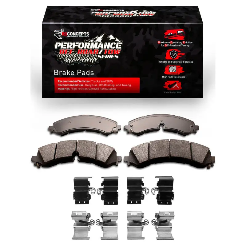 R1 Chevy Silverado 3500 Hd Front/Rear Performance Brake Pads Kit 1