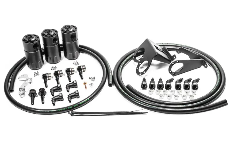 Radium Catch Can Kit Triple 8Oz Fluid Lock Corvette C7 1