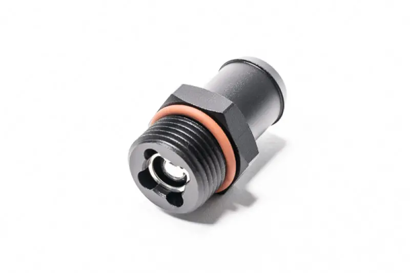 Radium Engineering 10An Orb To .75In Barb Roll Over Valve With Integrated Steel Ball, Aluminum Construction 1
