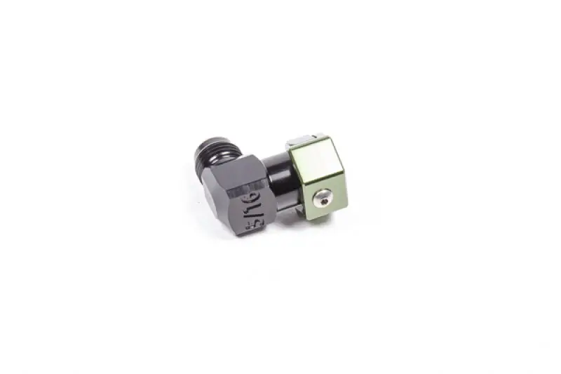Radium Engineering 5/16In Sae Female To 6An Male Low Profile Elbow Adapter For Quick-Connect Lines 1