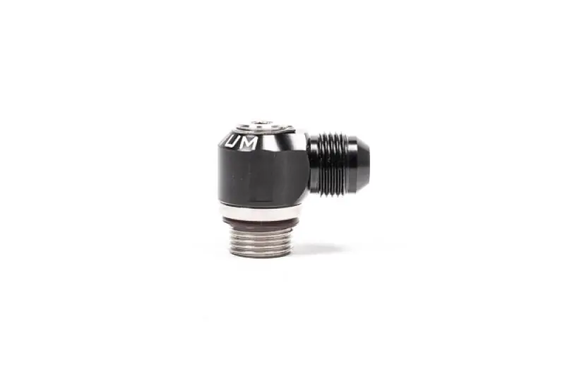 Radium Engineering 8An Orb Banjo To 8An Male Adapter Fitting Cnc Machined Aluminum O-Ring Sealed Swivel Design 1