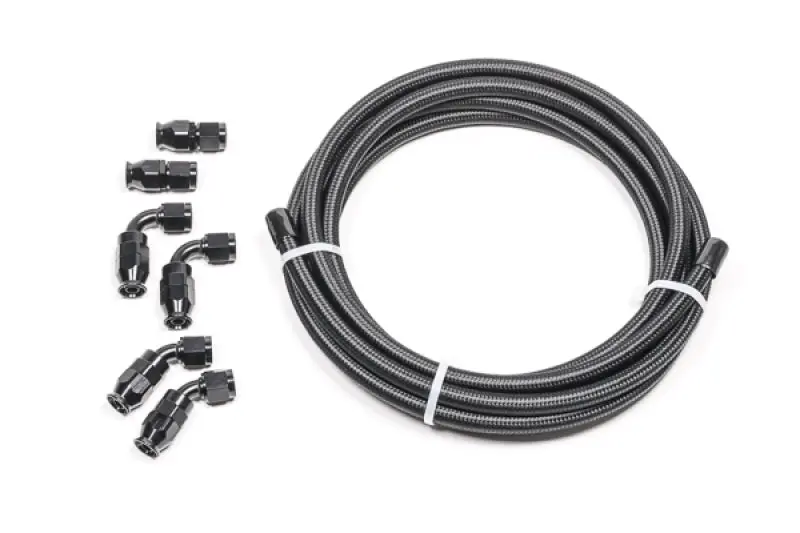 Radium Engineering 8An Universal Ptfe Hose Kit – Black Carbon Ptfe Hose 1