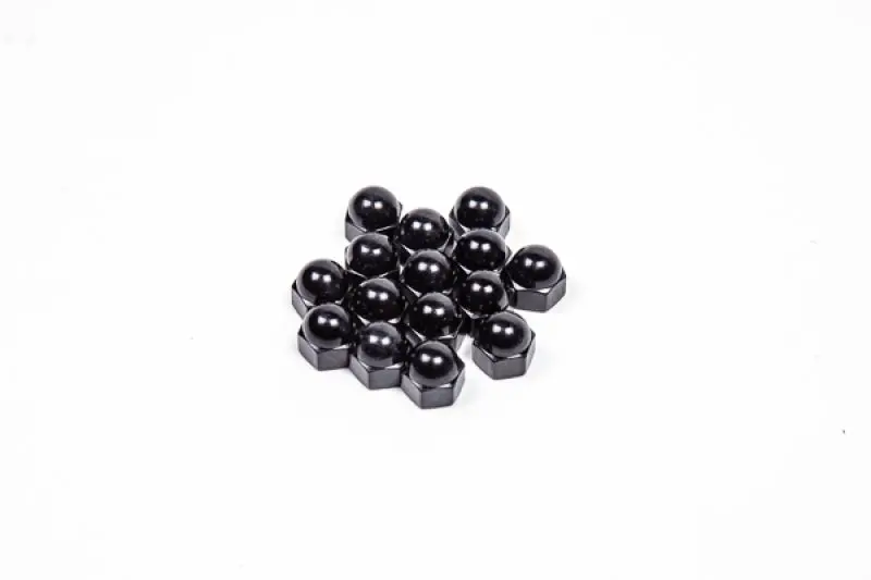 Radium Engineering Acorn Nuts Anodized Aluminum 15Pk 10-32 Thread Non Conductive 1