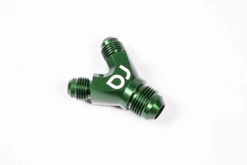 Radium Engineering Dual 6An To 8An Y-Adapter Block Fitting With Corrosion Resistant Anodized Finish 1