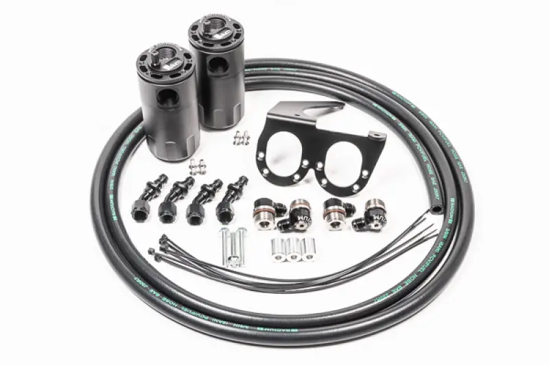 Radium Engineering Dual Catch Can Kit Ccv Fluid Lock For Nissan R35 Gt-R 2009-2021 1