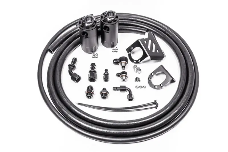 Radium Engineering Dual Catch Can Kit - Fluid Lock For 2016+ Toyota Tacoma 1