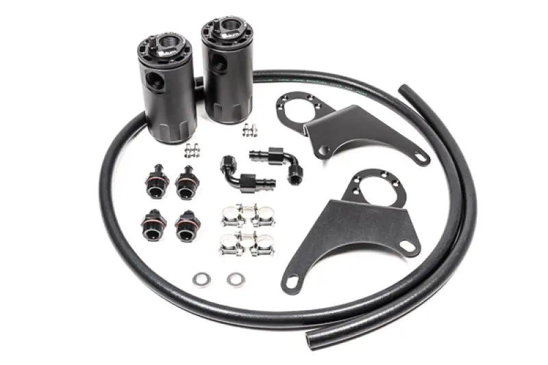 Radium Engineering Dual Catch Can Kit Fluid Lock For Mitsubishi Evo 8-9 1